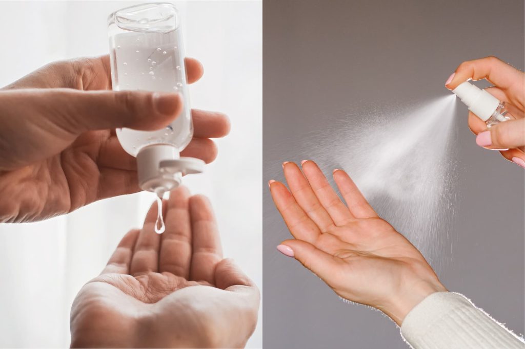 difference between disinfectant and sanitizing